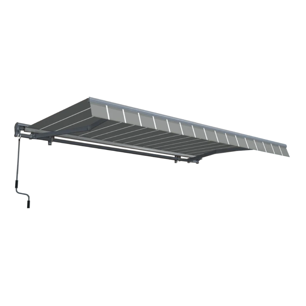 Маркіза на терасу Gutroof Premium 450x300 Сірий/Білий