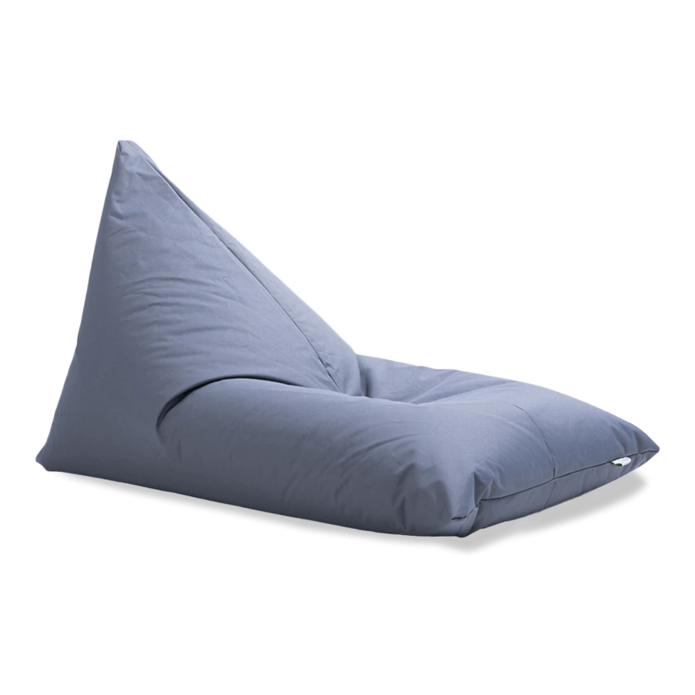 Крісло-мішок Pufa Трикутник Сталево-сірий