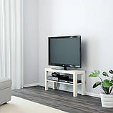 Тумба — підставка під телевізор IKEA LACK 90x26x45 см білий стелаж для ТВ ІКЕА ЛАК, фото 4