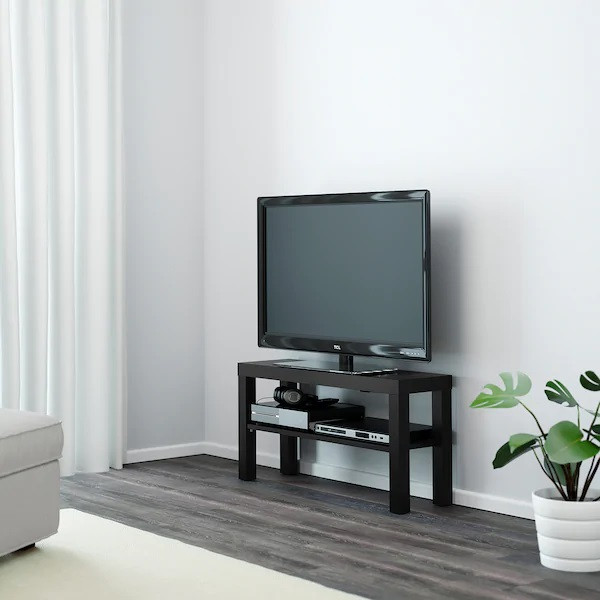 Тумба під телевізор, чорна IKEA LACK 90x26x45 см ІКЕА ЛАК