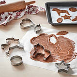 Набір форм для печива IKEA VINTER 2021 6 шт. фігурні форми з неіржавкої сталі ІКЕА ВІНТЕР 2021, фото 3