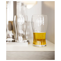 Пивний кухоль 500 мл IKEA LODRÄT скляний келих для пива склянка ІКЕА ЛОДРЕТ 502.093.37