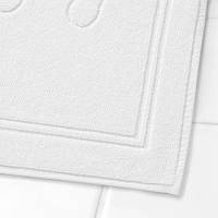 Килимок для ванної білий IKEA СКУЛІНГЕН ІКЕА 50x70 см 100% бавовна