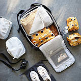 Сумка-органайзер для речей чорна картата IKEA RENSARE органайзер мішок ІКЕА РЕНСАРЕ, фото 3