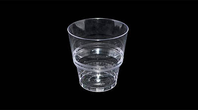 Стакан 200 мл пластиковий одноразовий для фуршетів (прозорий, синій, оранжевий, жовтий, червоний, зелений
) 50 штук