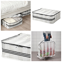 Універсальна міцна сумка для зберігання речей IKEA GÖRSNYGG 55x49x19 см органайзер для одягу ІКЕА 405.041.93