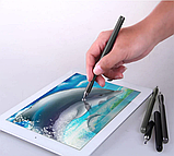 Універсальний стилус Pencil Premium чорний олівець-ручка для всіх сенсорних екранів для Android iOS Windows, фото 4