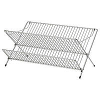 Сушарка для посуду сталева IKEA KVOT 48x29x23 см гальванізована ІКЕА КВОТ