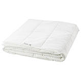Тепла ковдра IKEA SÄFFEROT 200x200 см легка м'яка біла двоспальна ковдра ІКЕА СЕФФЕРОТ 904.570.66, фото 2