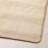 Килимок для кімнати IKEA KLEJS 50x80 см бежевий кімнатний килимок КЛЕЙС ІКЕА, фото 3