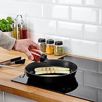 Набір скляних банок для спецій 4 шт IKEA 365+ IHÄRDIG спецівниці 15 см ІКЕА ІХЕРД