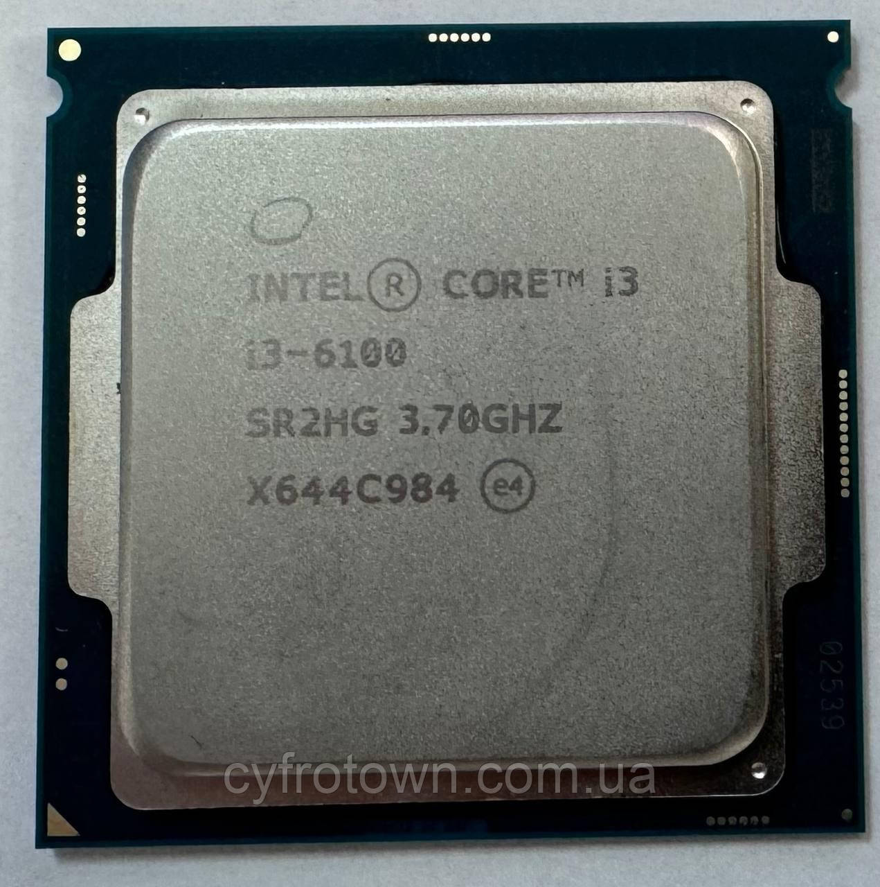 Процессор Intel Core i3 6100 Skylake s1151 2(4)x3.7GHz 3mb cache 51W бу для ПК