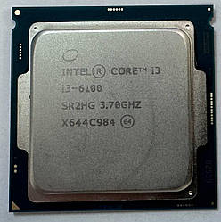 Процессор Intel Core i3 6100 Skylake s1151 2(4)x3.7GHz 3mb cache 51W бу для ПК