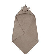 Дитячий махровий рушник із капюшоном IKEA TROLLDOM 80x80 см 100% бавовна ІКЕА ТРОЛЬДОМ