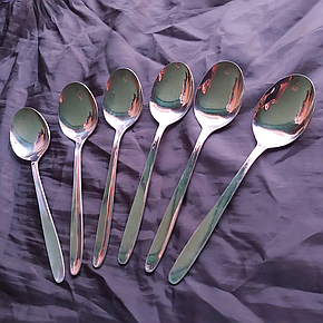 Столові ложки зі сталі 6 штук, Amazon, Німеччина, фото 3