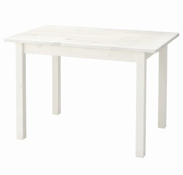 Дитячий білий столик IKEA SUNDVIK стіл у детсову кімнату ІКЕА СУНДВІК