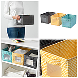 Набір коробок-органайзерів для зберігання речей IKEA UPPRYMD 3 шт УПППРЮМД ІКЕА, фото 2