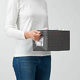 Набір коробок-органайзерів для зберігання речей IKEA UPPRYMD 3 шт УПППРЮМД ІКЕА, фото 6