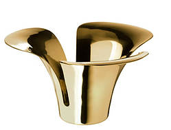 Підсвічник золотистий для свічок-таблеток 7 см IKEA STILLHET латунна підставка для чайних свічок ІКЕА СТІЛЛЬХ