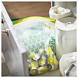 Набір пакетів із zip lock замком 30 шт IKEA ISTAD - поліетиленові зіп пакети із затяжками (зіпери) 405.256.85, фото 5