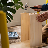 Подарунковий набір інструментів 15 предметів IKEA TRIXIG молоток ключ плоскогубці викрутка биті у валізі ІКЕА ТРІКСІГ, фото 5