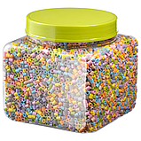 Намистини для термомозаїки ІКЕА PYSSLA різнокольоровий бісер для мозаїки пастельних тонів 603.160.73, фото 2