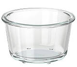 Форма для випікання скляна кругла жароміцна 600 мл IKEA 365+ ІКЕА харчовий контейнер, фото 2