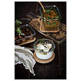 Форма для випікання скляна кругла жароміцна 600 мл IKEA 365+ ІКЕА харчовий контейнер, фото 6