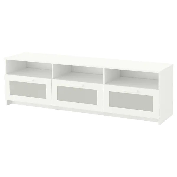 Тумба під телевізор, біла IKEA BRIMNES 180x41x53 см ІКЕА БРІМНЕС