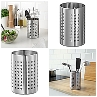 Сушарка підставка для столових приладів IKEA ORDNING 18 см тримач для кухонних аксесуарів ІКЕА ОРДНІНГ