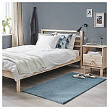 М'який килим у кімнату IKEA STOENSE короткий ворс 80x150 см класичний синій ІКЕА СТОЕНСЕ 004.270.07, фото 6