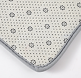 Килимок для ванної кімнати "Камені" 40x60 см килим для дому з 3d ефектом м'який рельєфний сірий, фото 9