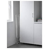 Сушарка для одягу MULIG IKEA підлогова металева біла сушарка для речей ІКЕА МУЛІГ, фото 4