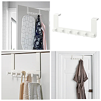 Міцна дверна металева вішалка IKEA ENUDDEN надверна навісна вішалка гачок (тримач) на двері 602.516.65