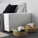 Універсальний кошик-сумка з ручками IKEA FLhareDIS 25 см плетений органайзер для речей ІКЕА ФЛОДІС, фото 7