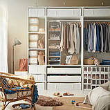 Коробка-органайзер для зберігання речей IKEA SKUBB 44x55x19 см білий ящик у шафу ІКЕА СКУБ, фото 10