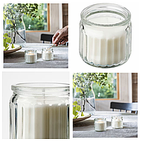 Ароматична свічка IKEA ADLAD Скандинавський ліс 5 см х 12 годин горіння декоративна аромасвічка в склянці