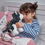 Іграшка м'яка собачка сибірський хаскі 26 см IKEA LIVLIG дитячий собака ІКЕА ЛІВЛІГ, фото 5