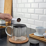 Скляний заварювальний чайник 1500 мл IKEA RIKLIG чайник для заварювання заварник 1,5 літра 901.500.71, фото 3