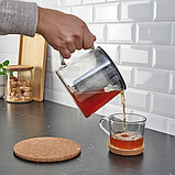 Скляний заварювальний чайник 1500 мл IKEA RIKLIG чайник для заварювання заварник 1,5 літра 901.500.71, фото 4