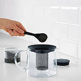 Скляний заварювальний чайник 1500 мл IKEA RIKLIG чайник для заварювання заварник 1,5 літра 901.500.71, фото 7