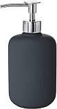Керамічний дозатор для рідкого мила IKEA EKOLN чорний диспенсер для мила 300 мл кам'яна кераміка 404.416.19, фото 3