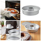 Форма для випікання роз'ємна алюмінієва IKEA VARDAG з антипригарним покриттям для випікання торта ВАРДАГЕН ІКЕА, фото 2