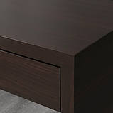 Письмовий стіл IKEA MICKE 73x50 см чорно-коричневий комп'ютерний столик, стіл для ноутбука ІКЕА МІККЕ, фото 9
