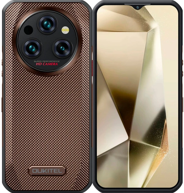 Oukitel WP35 8/256GB NFC (Brown) Global, фото 1