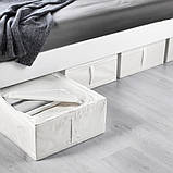 Коробка-органайзер для зберігання речей IKEA SKUBB 44x55x19 см білий ящик у шафу ІКЕА СКУБ, фото 5