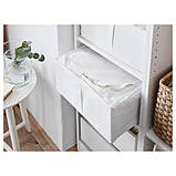 Коробка-органайзер для зберігання речей IKEA SKUBB 44x55x19 см білий ящик у шафу ІКЕА СКУБ, фото 7