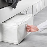 Коробка-органайзер для зберігання речей IKEA SKUBB 44x55x19 см білий ящик у шафу ІКЕА СКУБ, фото 8