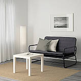 Диван-ліжко IKEA HAMMARN темно-сірий / чорний 120 см ІКЕА ХАММАРН, фото 7