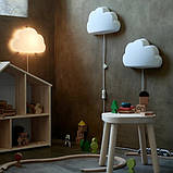 Світильник настінний дитячий LED-бра IKEA UPPLYST біла хмара нічник ІКЕА УППЛЮСТ, фото 8